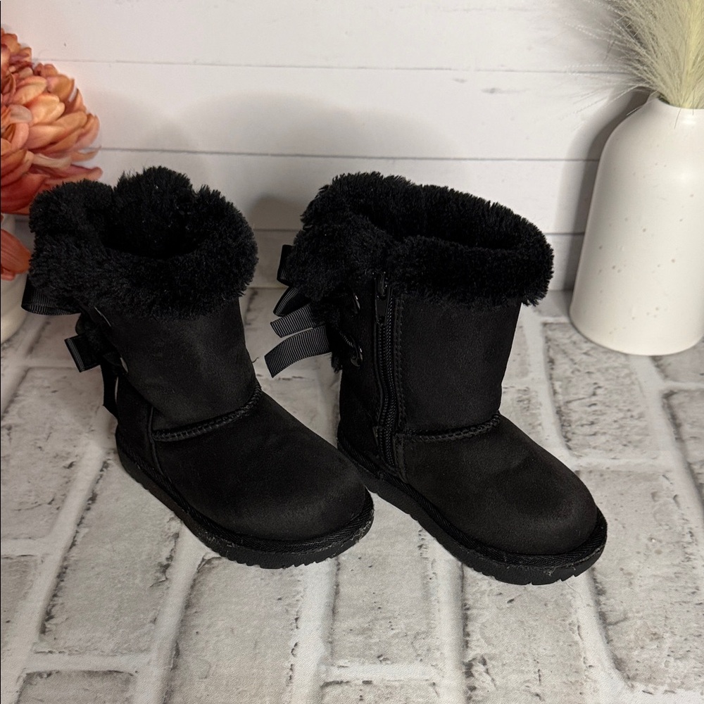 Hot Cakes Black Kids Boots